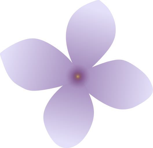 Minimalist Purple Edible Flower